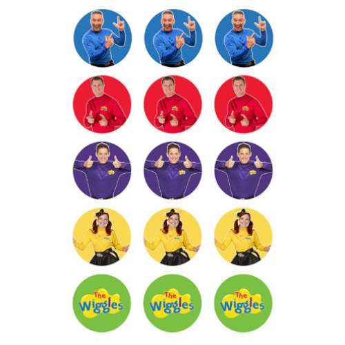 The Wiggle Edible Icing Cupcake Images - Click Image to Close
